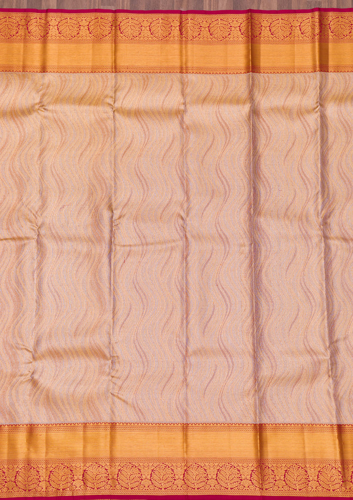 Gold Zariwork Pure Silk Saree