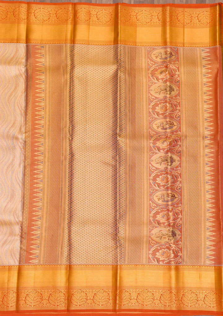 Gold Zariwork Pure Silk Saree