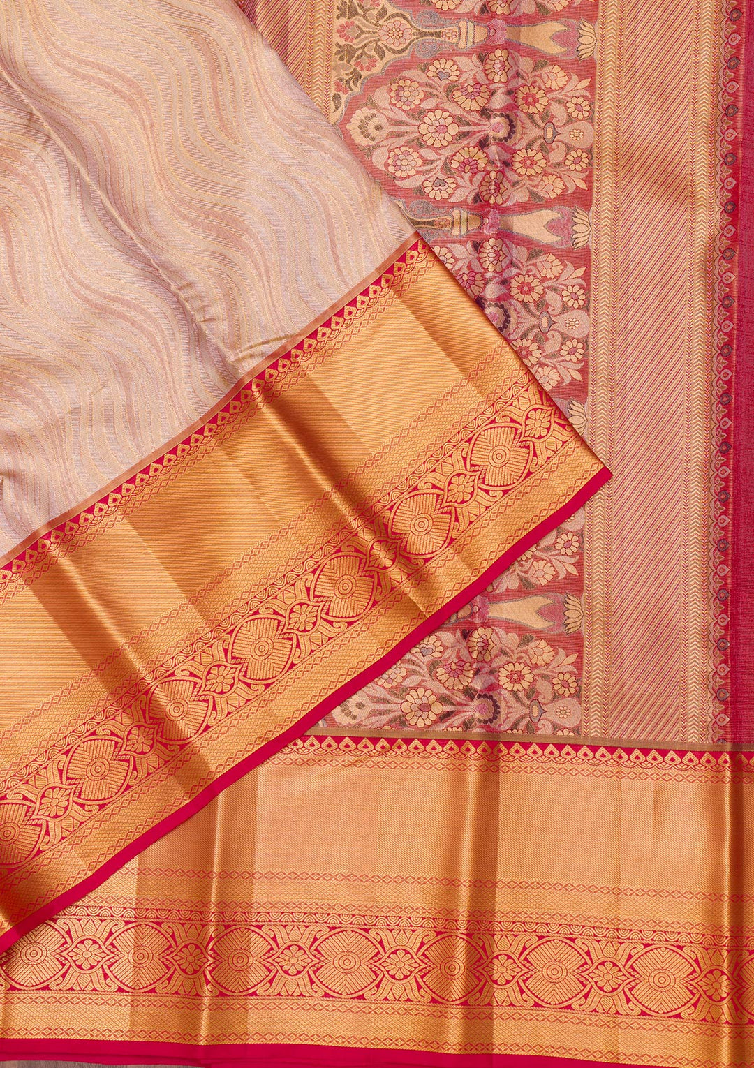 Gold Zariwork Pure Silk Saree