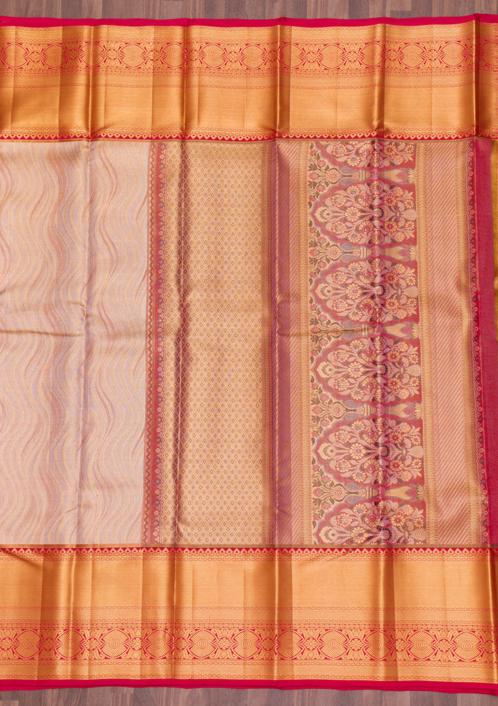Gold Zariwork Pure Silk Saree