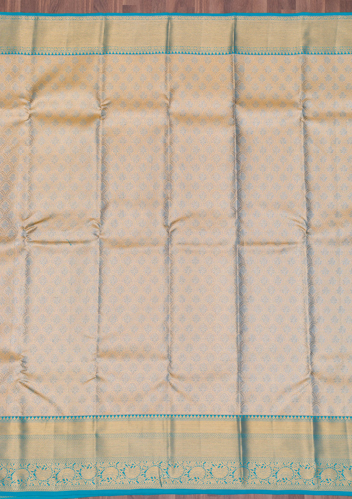 Gold Zariwork Banarasi Pure Silk Saree