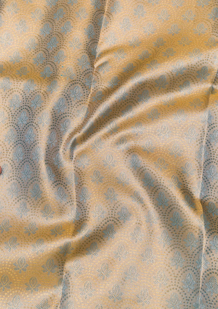 Gold Zariwork Banarasi Pure Silk Saree