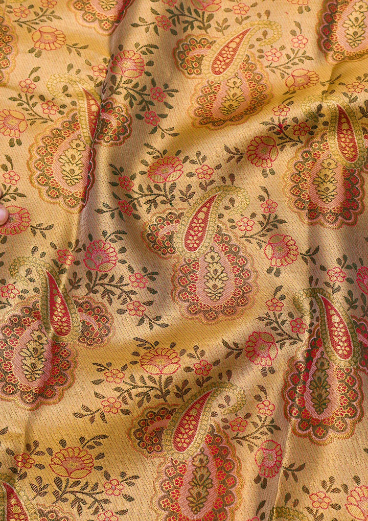 Gold Zariwork Pure Silk Saree