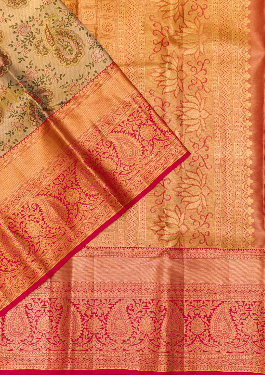 Gold Zariwork Pure Silk Saree