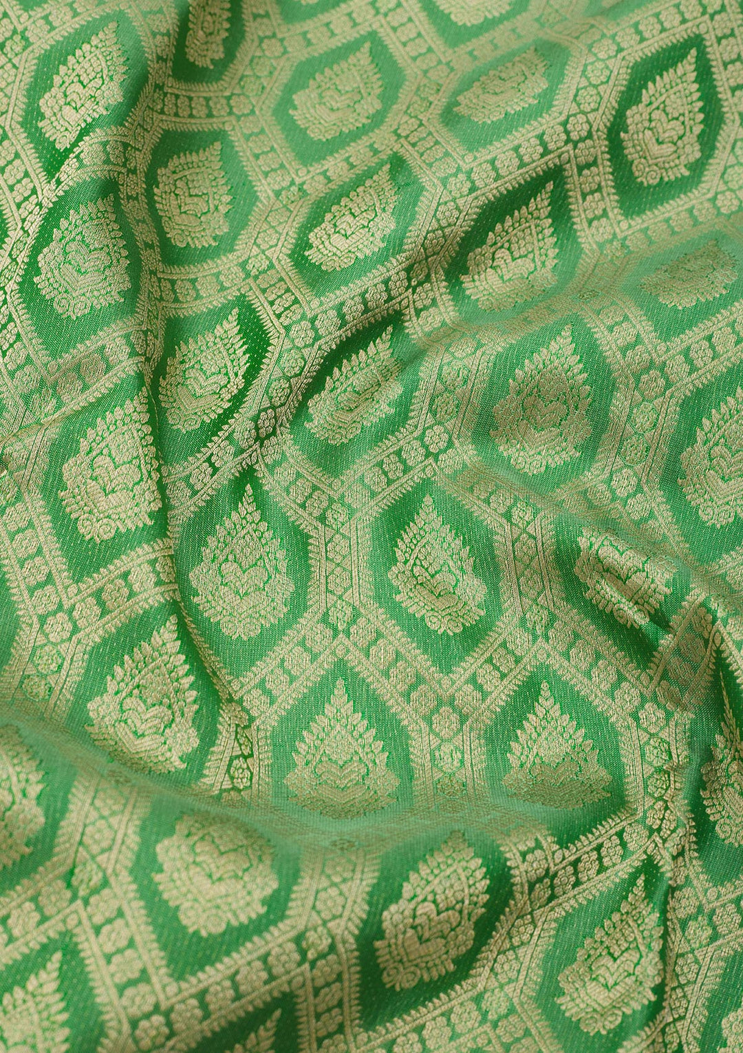 Green Zariwork Pure Silk Saree