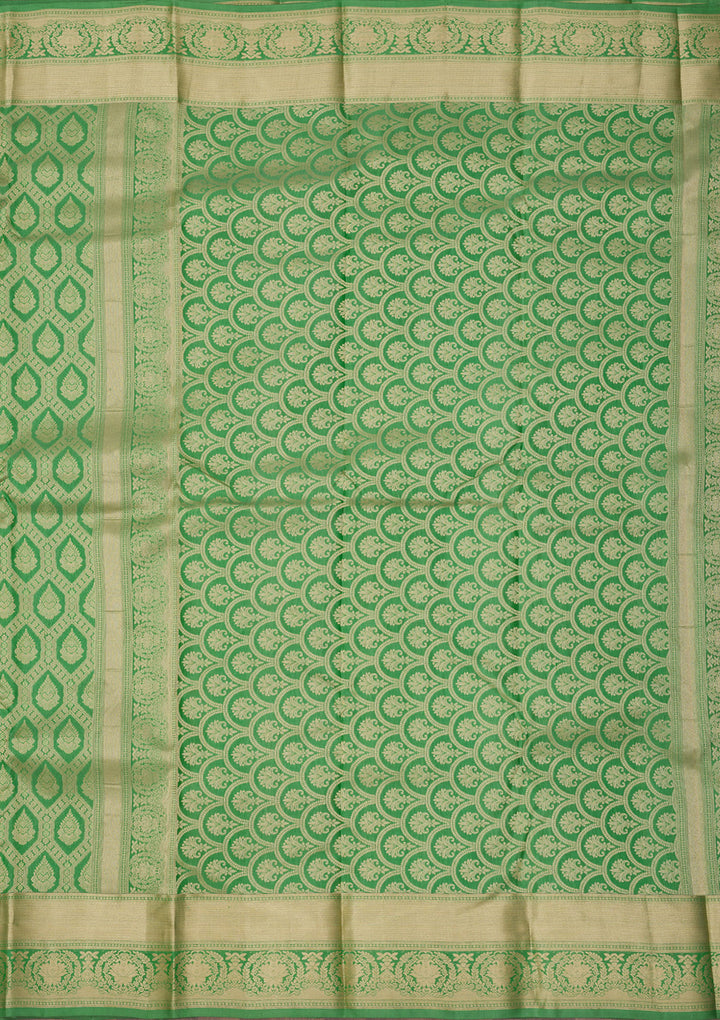 Green Zariwork Pure Silk Saree