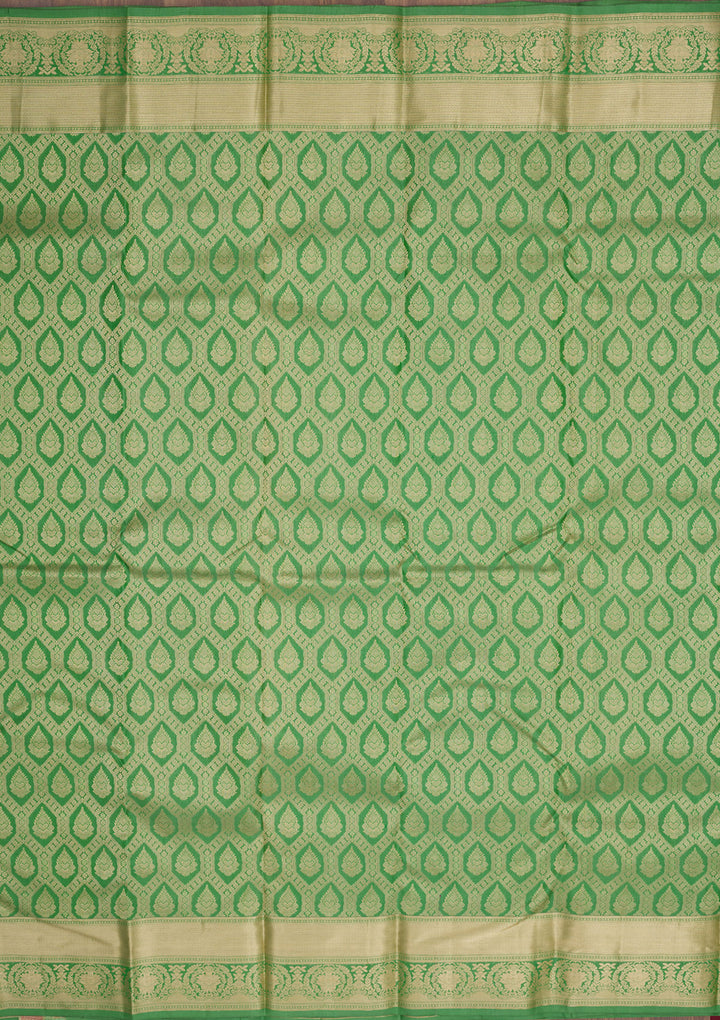 Green Zariwork Pure Silk Saree