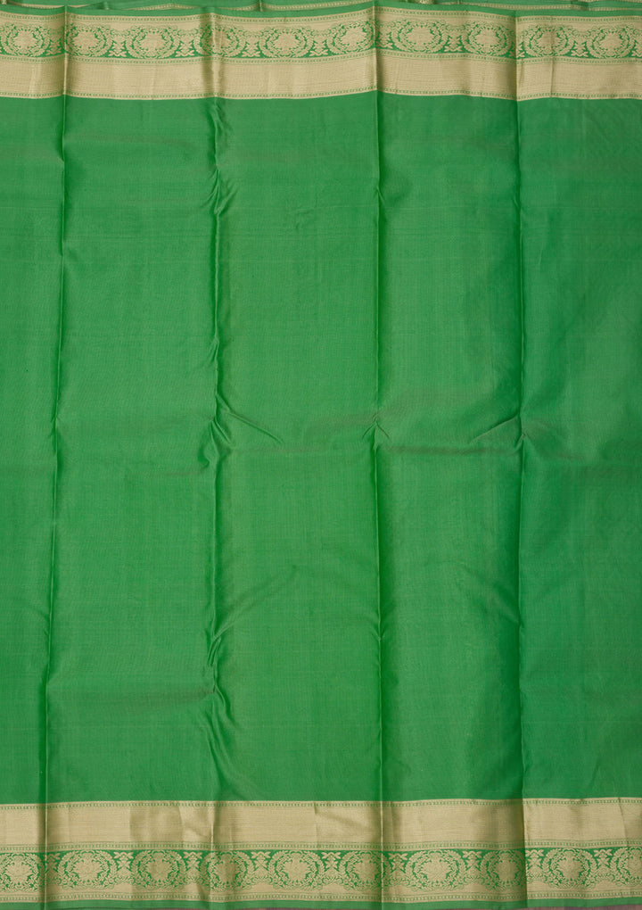 Green Zariwork Pure Silk Saree