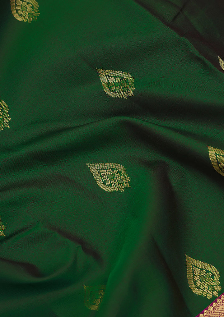 Green Zariwork Pure Silk Saree