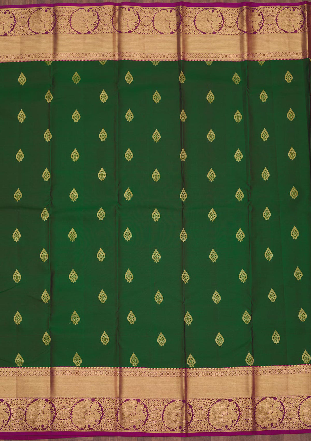 Green Zariwork Pure Silk Saree