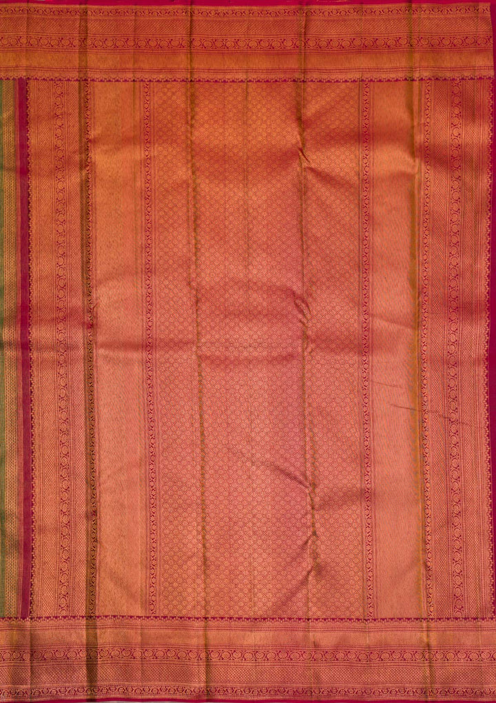 Green Gold Zariwork Pure Silk Saree
