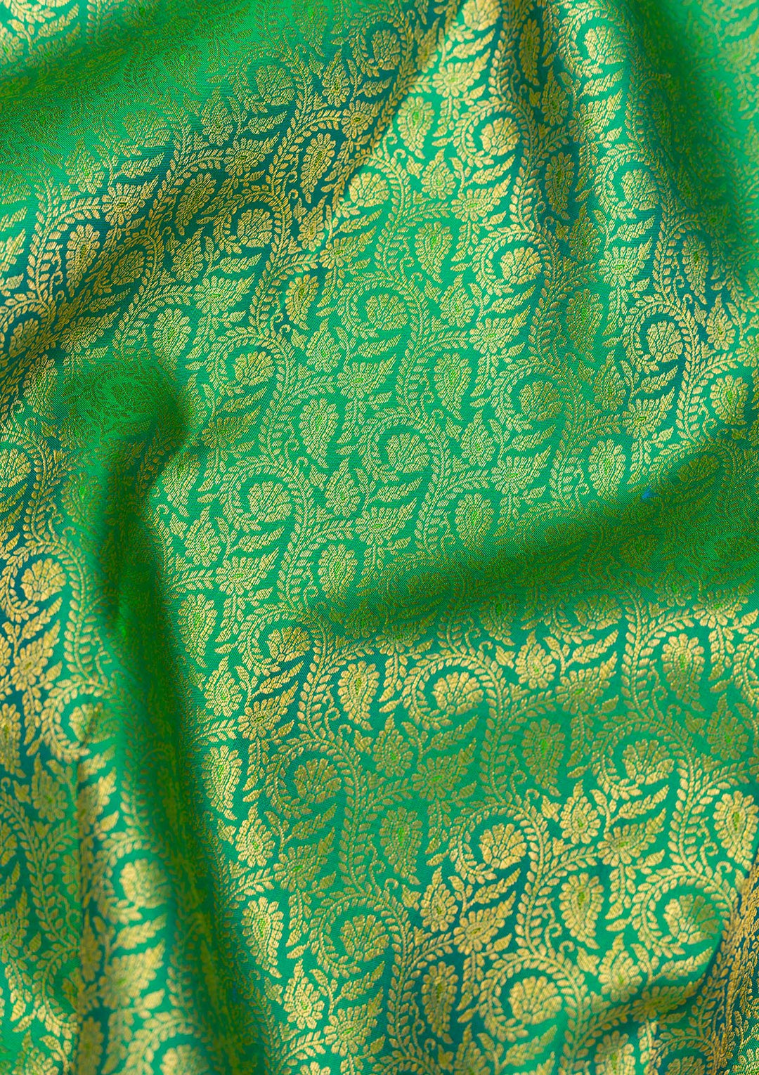 Green Zariwork Banarasi Pure Silk Saree