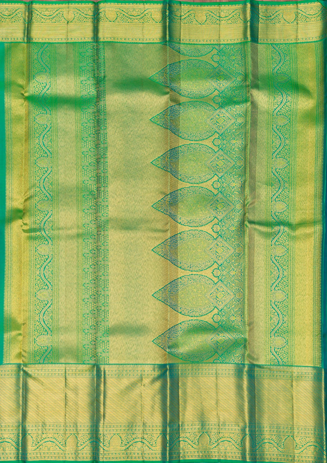 Green Zariwork Banarasi Pure Silk Saree