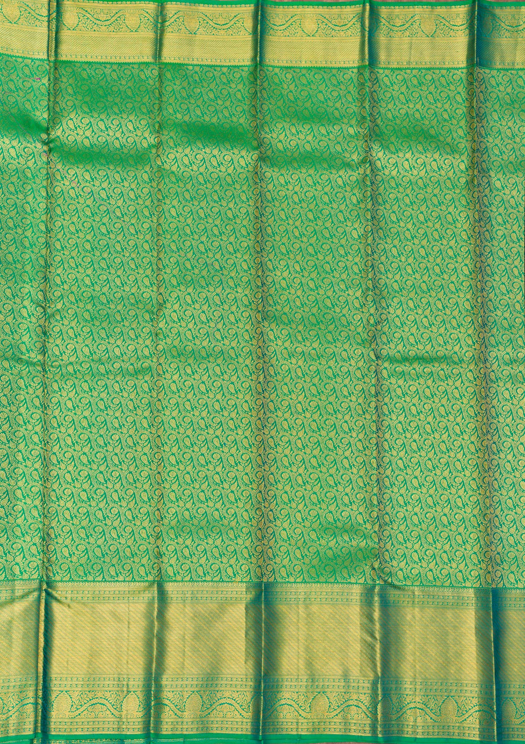 Green Zariwork Banarasi Pure Silk Saree