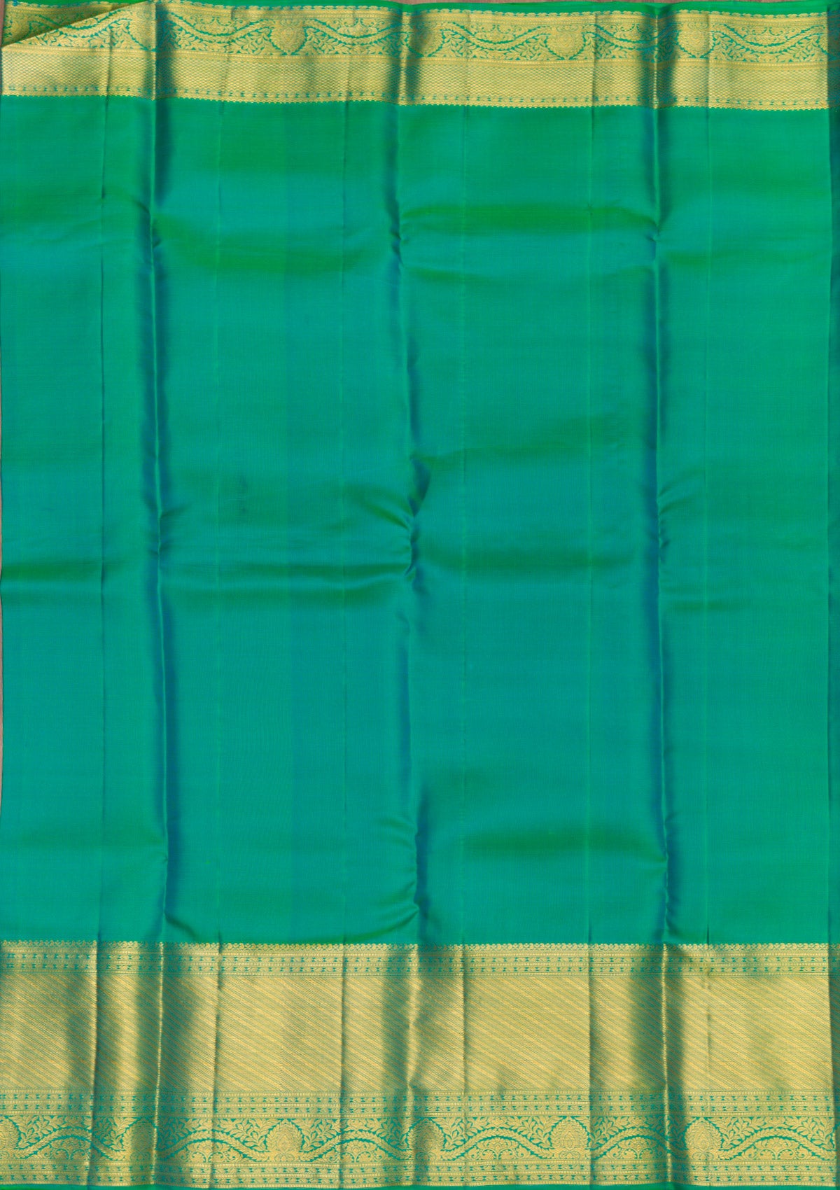 Green Zariwork Pure Silk Saree