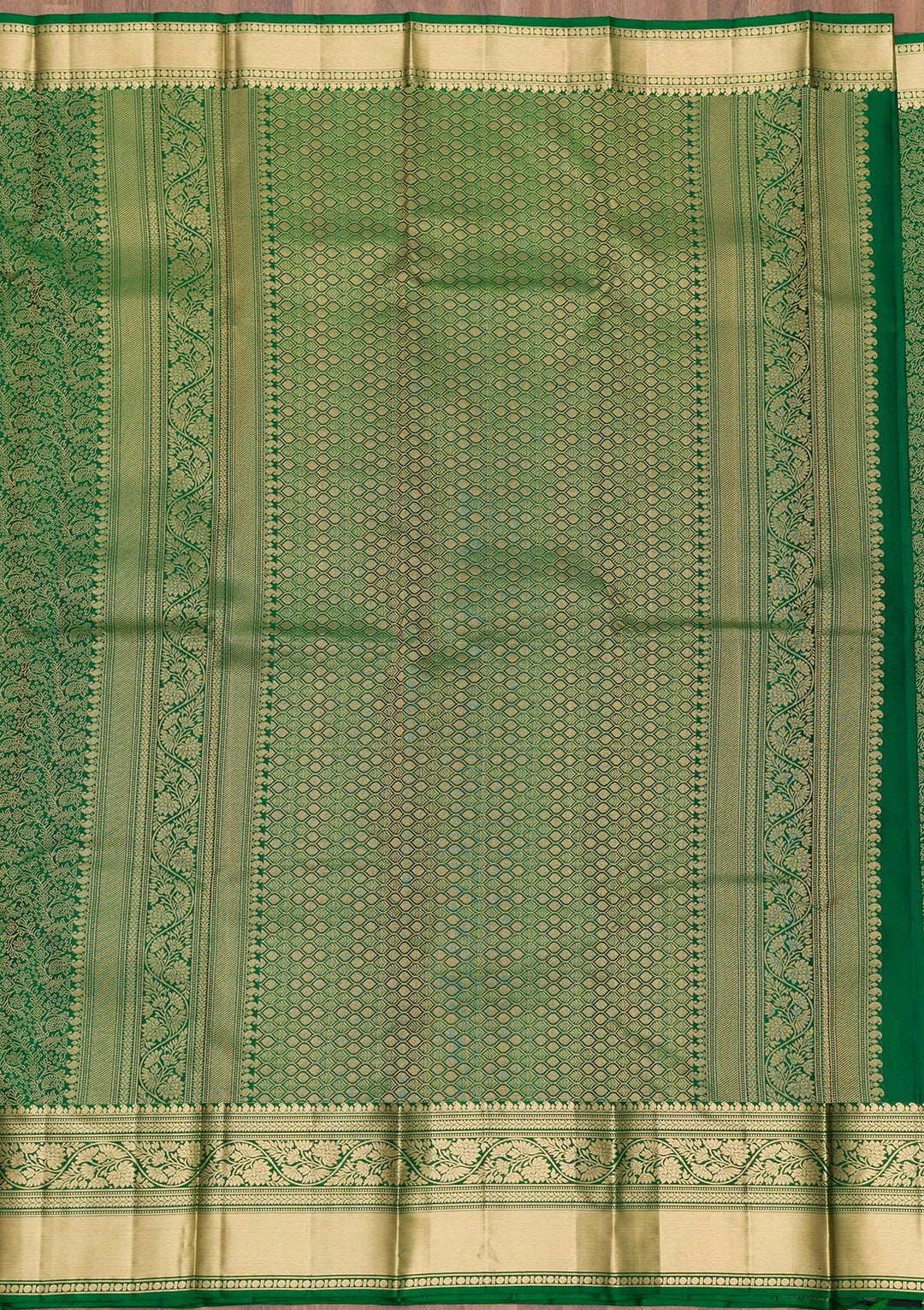 Green Zariwork Kanjivaram Pure Silk Saree