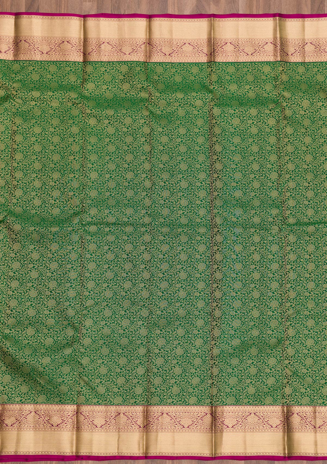 Green Zariwork Kanjivaram Pure Silk Saree