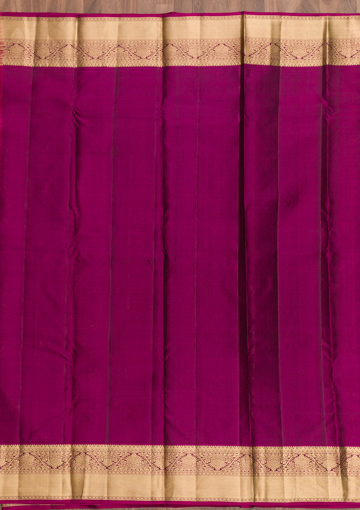 Green Zariwork Kanjivaram Pure Silk Saree
