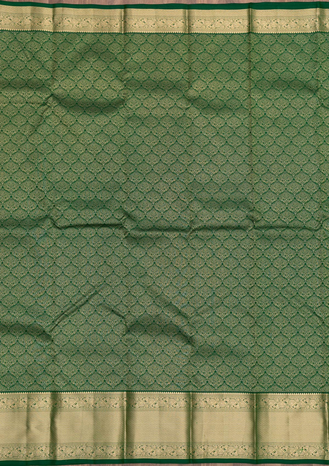 Green Zariwork Pure Silk Saree