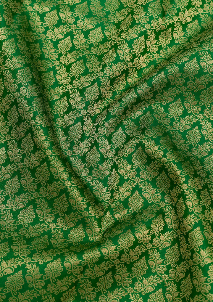Green Zariwork Pure Silk Saree