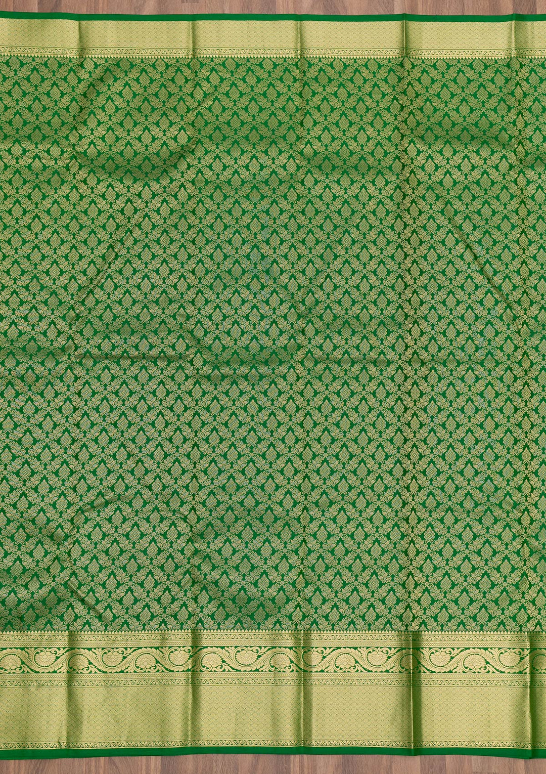 Green Zariwork Pure Silk Saree