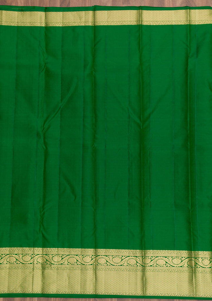 Green Zariwork Pure Silk Saree