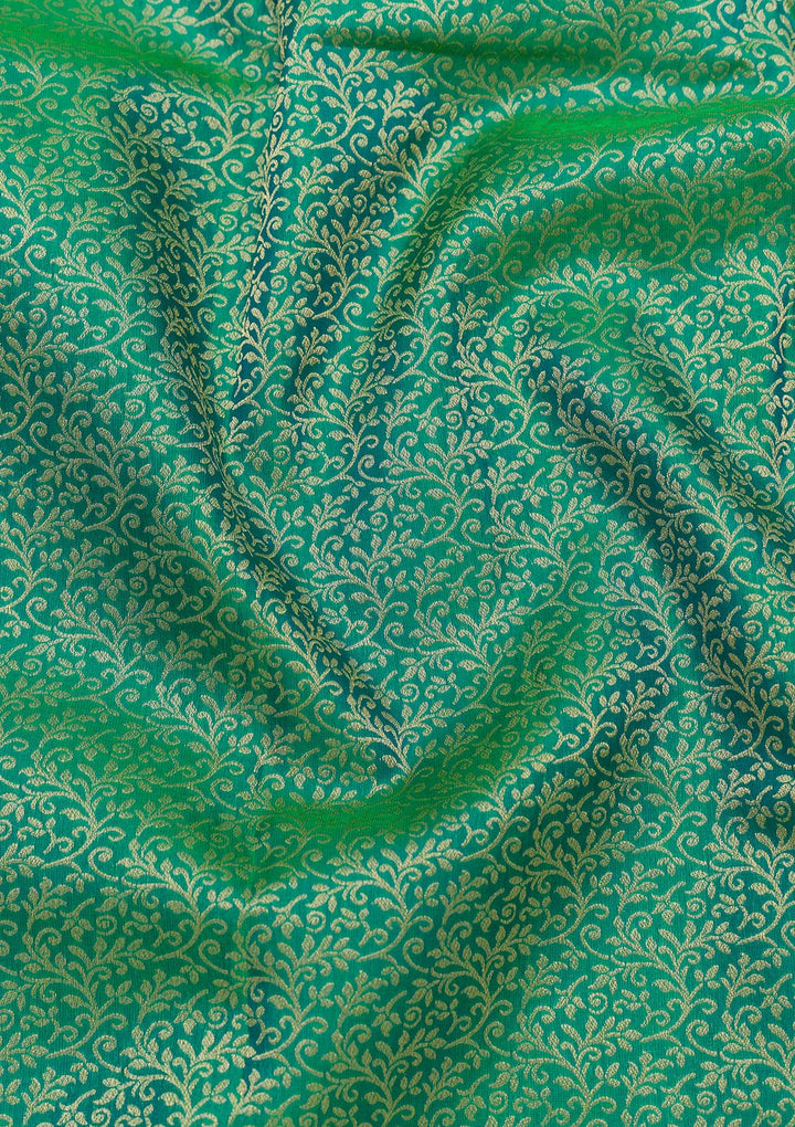 Green Zariwork Kanjivaram Pure Silk Saree