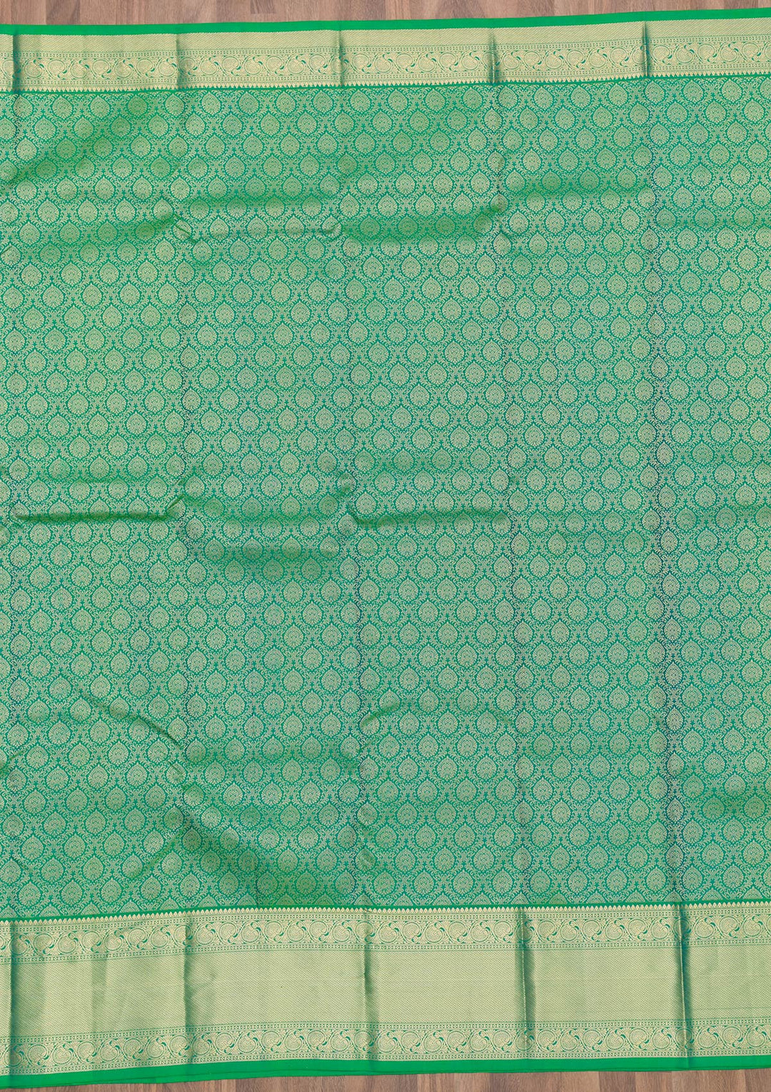 Green Zariwork Kanjivaram Pure Silk Saree