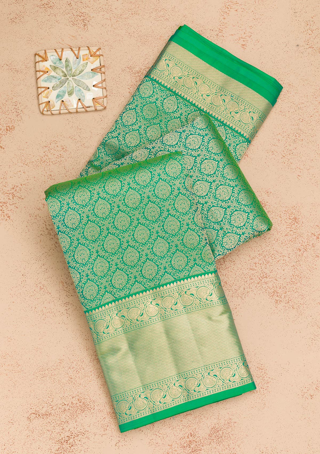 Green Zariwork Kanjivaram Pure Silk Saree