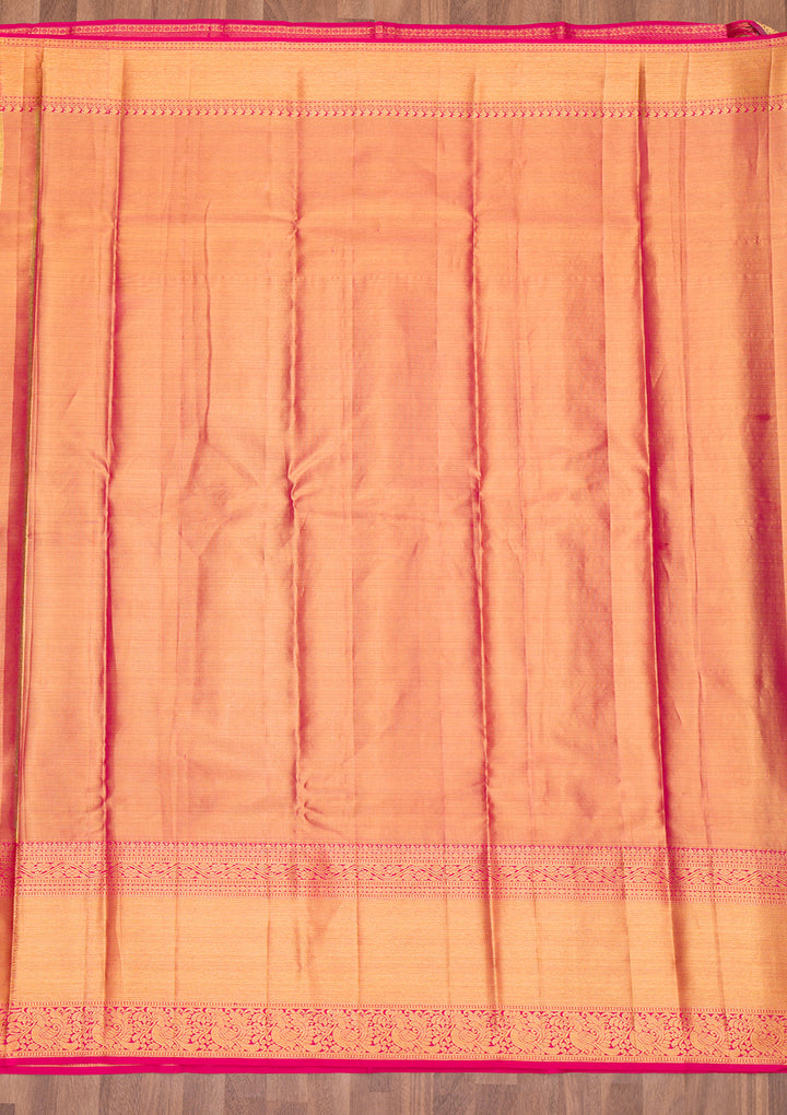 Green Zariwork Kanjivaram Pure Silk Saree