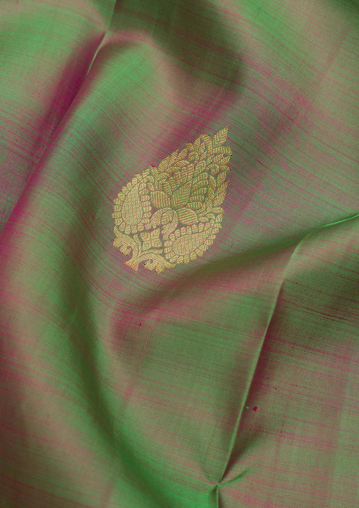 Green Zariwork Kanjivaram Pure Silk Saree