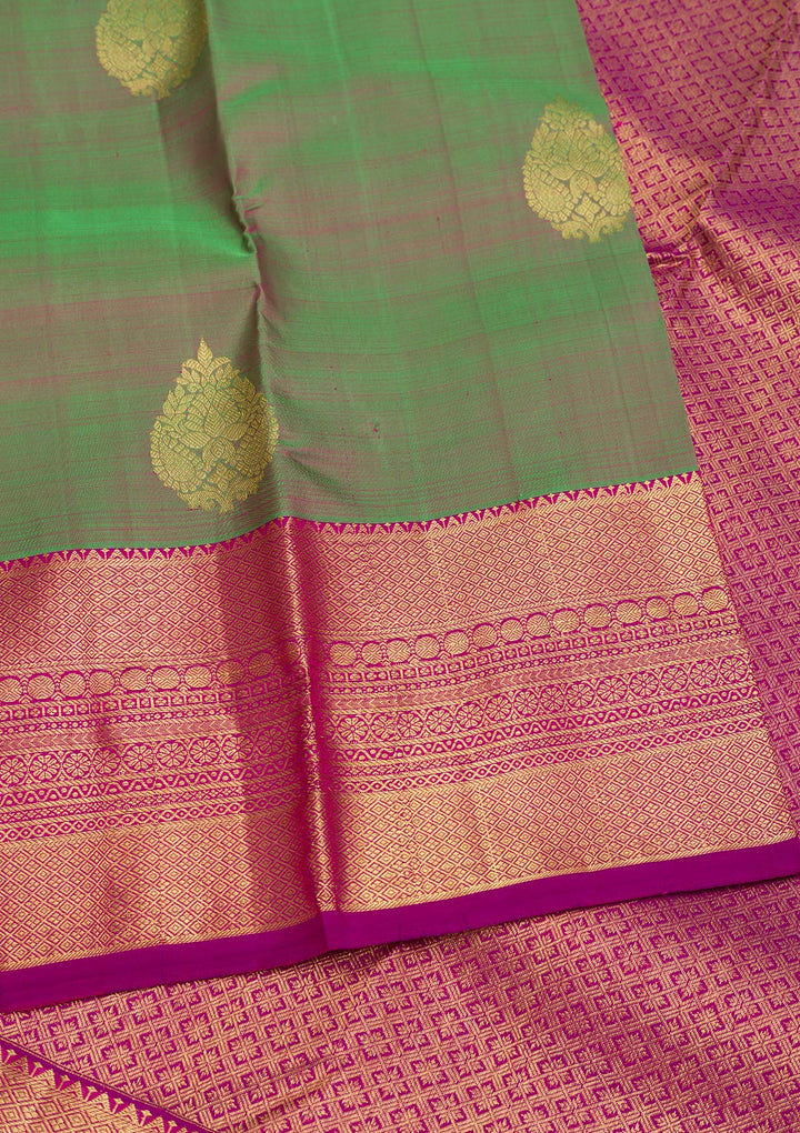 Green Zariwork Kanjivaram Pure Silk Saree