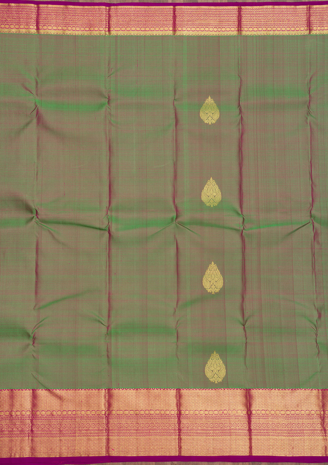 Green Zariwork Kanjivaram Pure Silk Saree