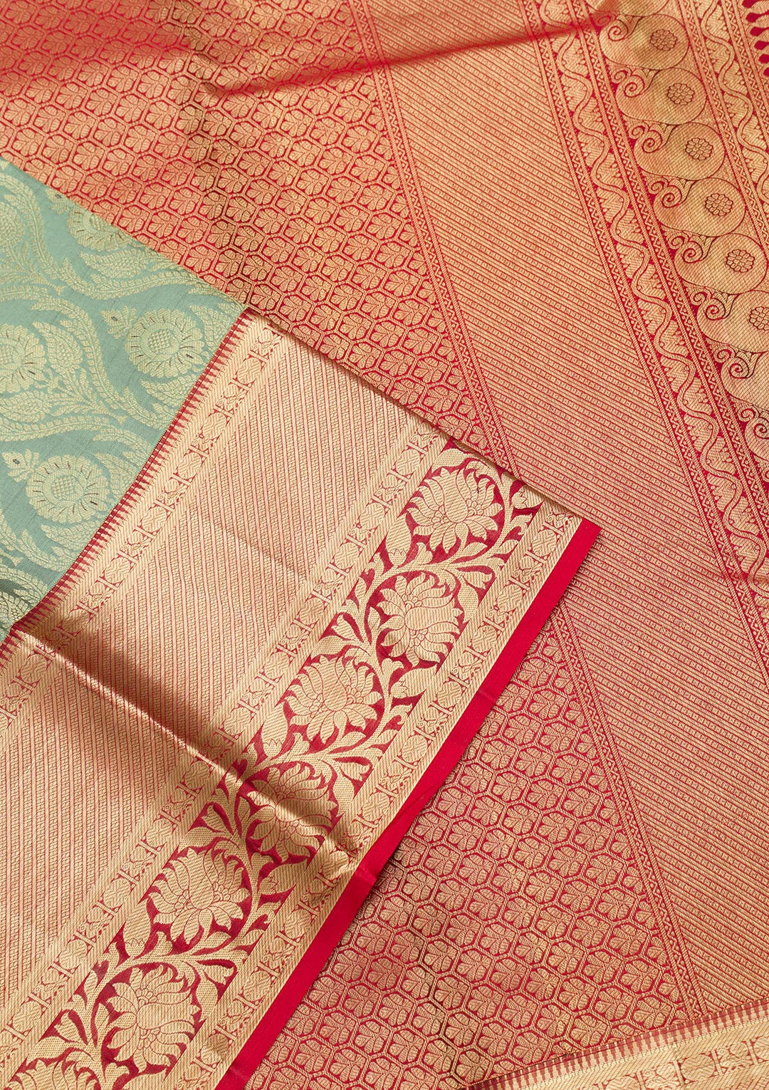 Green Zariwork Kanjivaram Pure Silk Saree