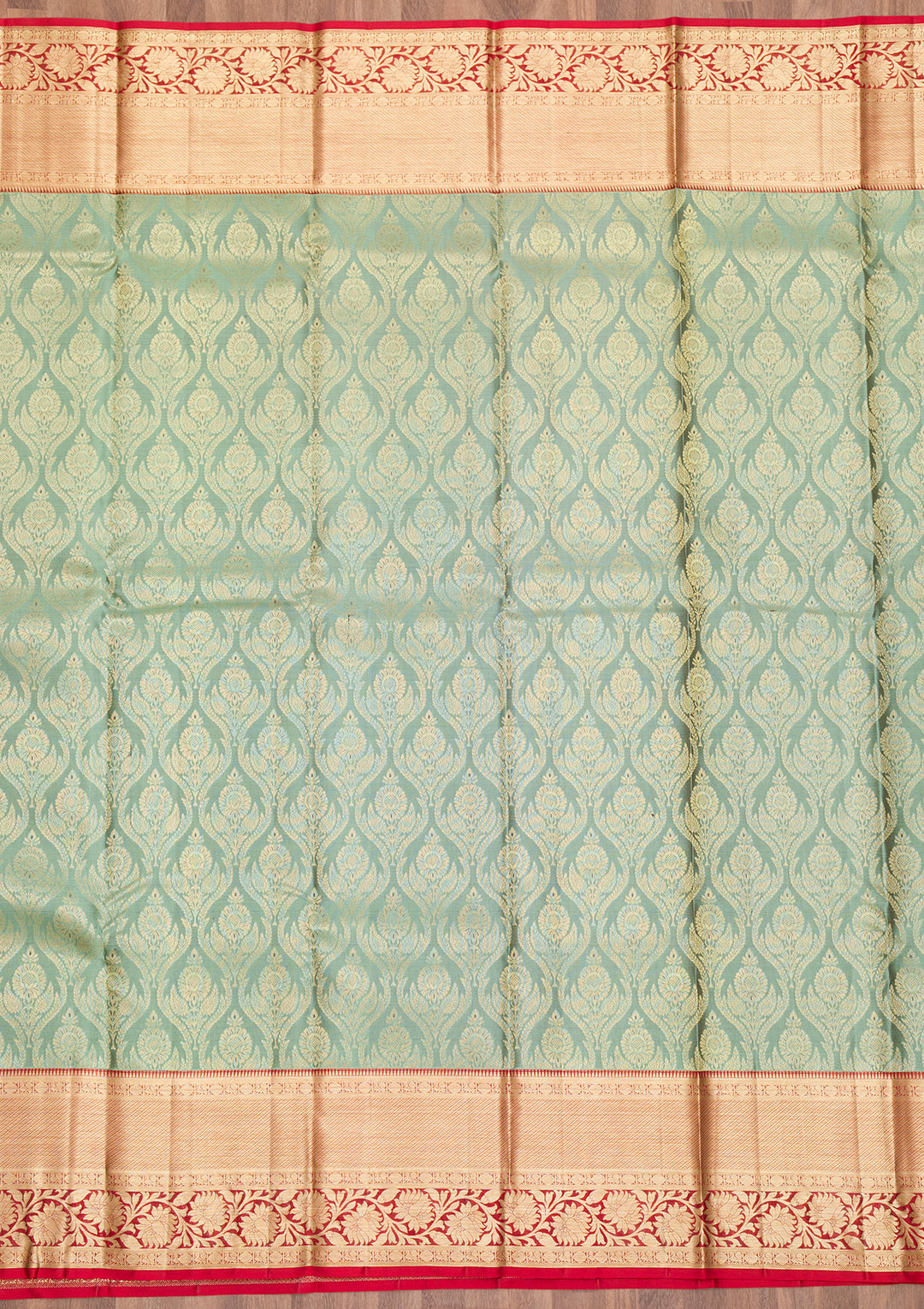 Green Zariwork Kanjivaram Pure Silk Saree