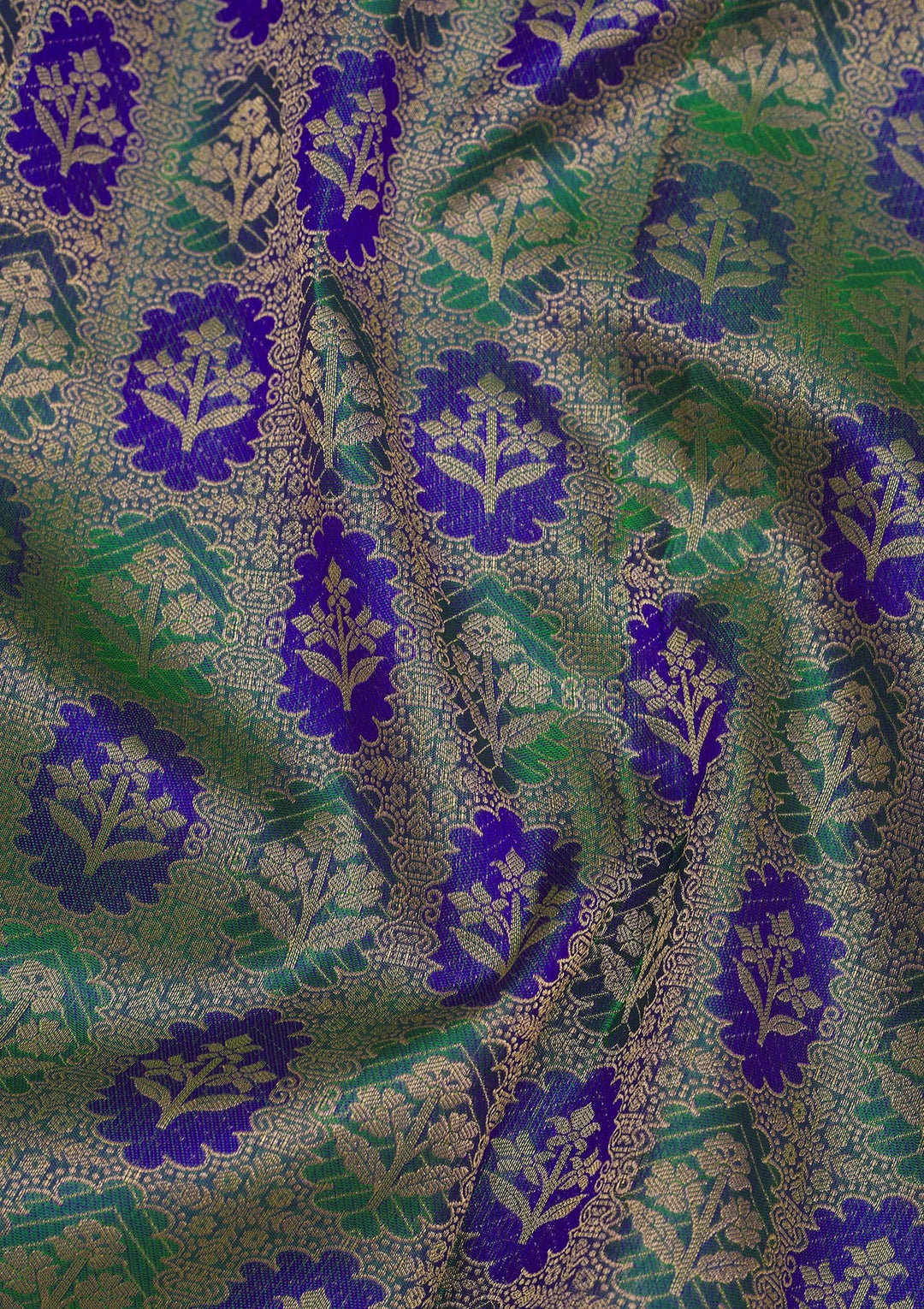 Green Zariwork Pure Silk Saree