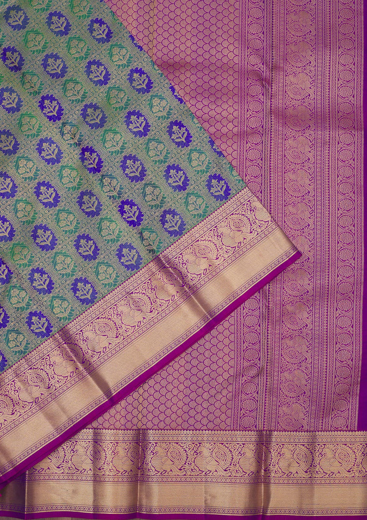 Green Zariwork Pure Silk Saree