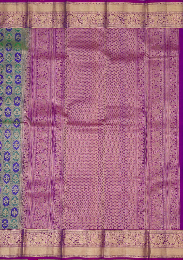 Green Zariwork Pure Silk Saree