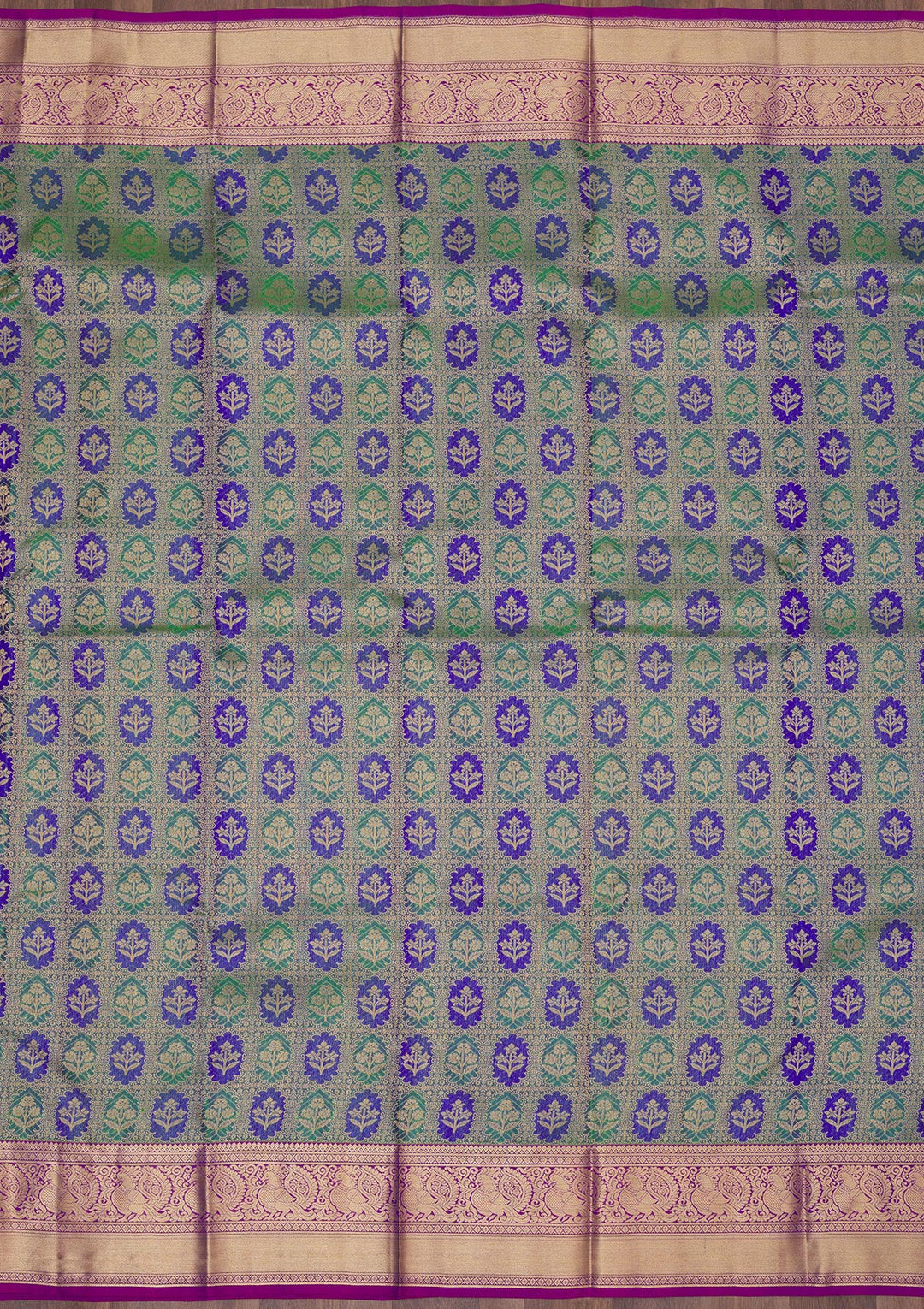 Green Zariwork Pure Silk Saree