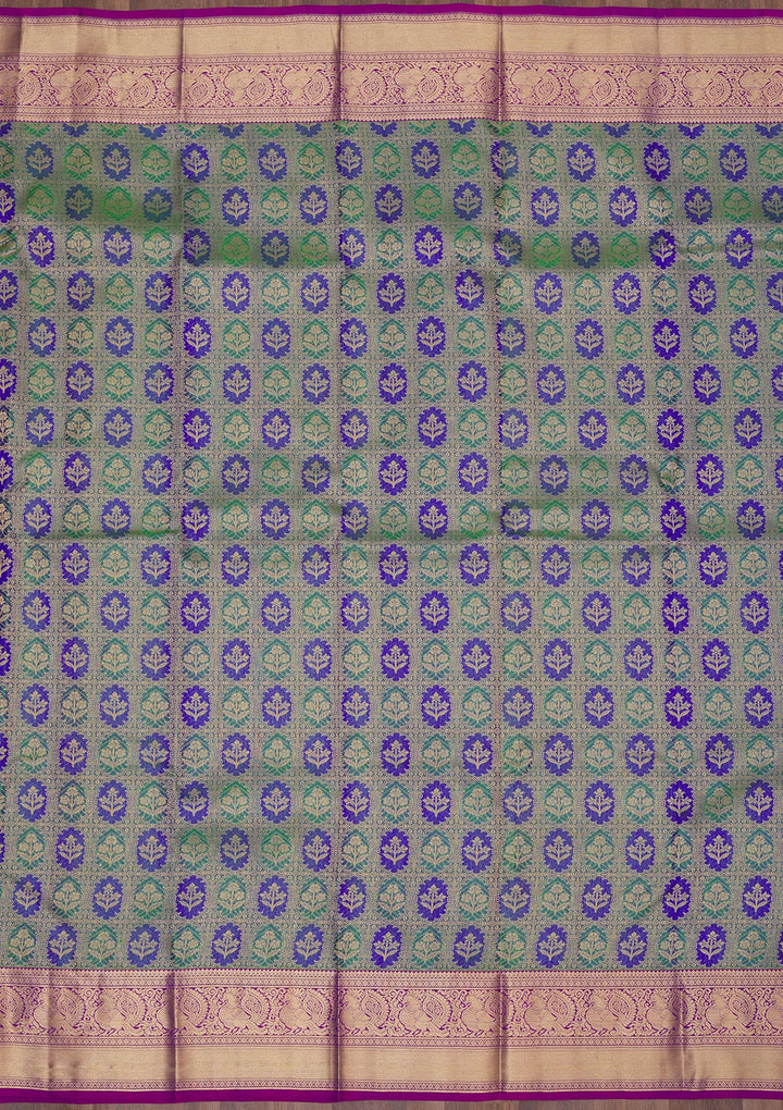 Green Zariwork Pure Silk Saree