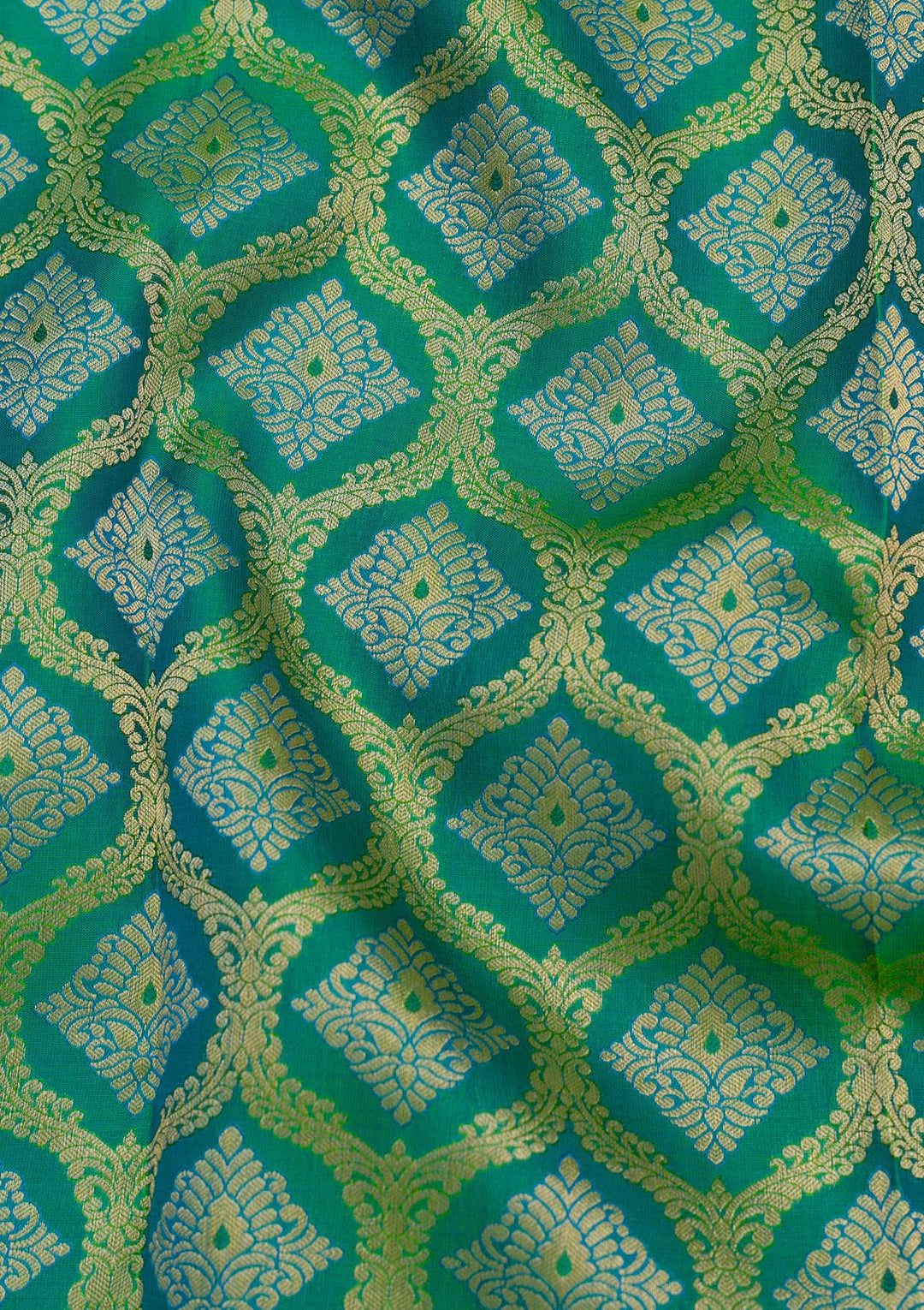 Green Zariwork Pure Silk Saree
