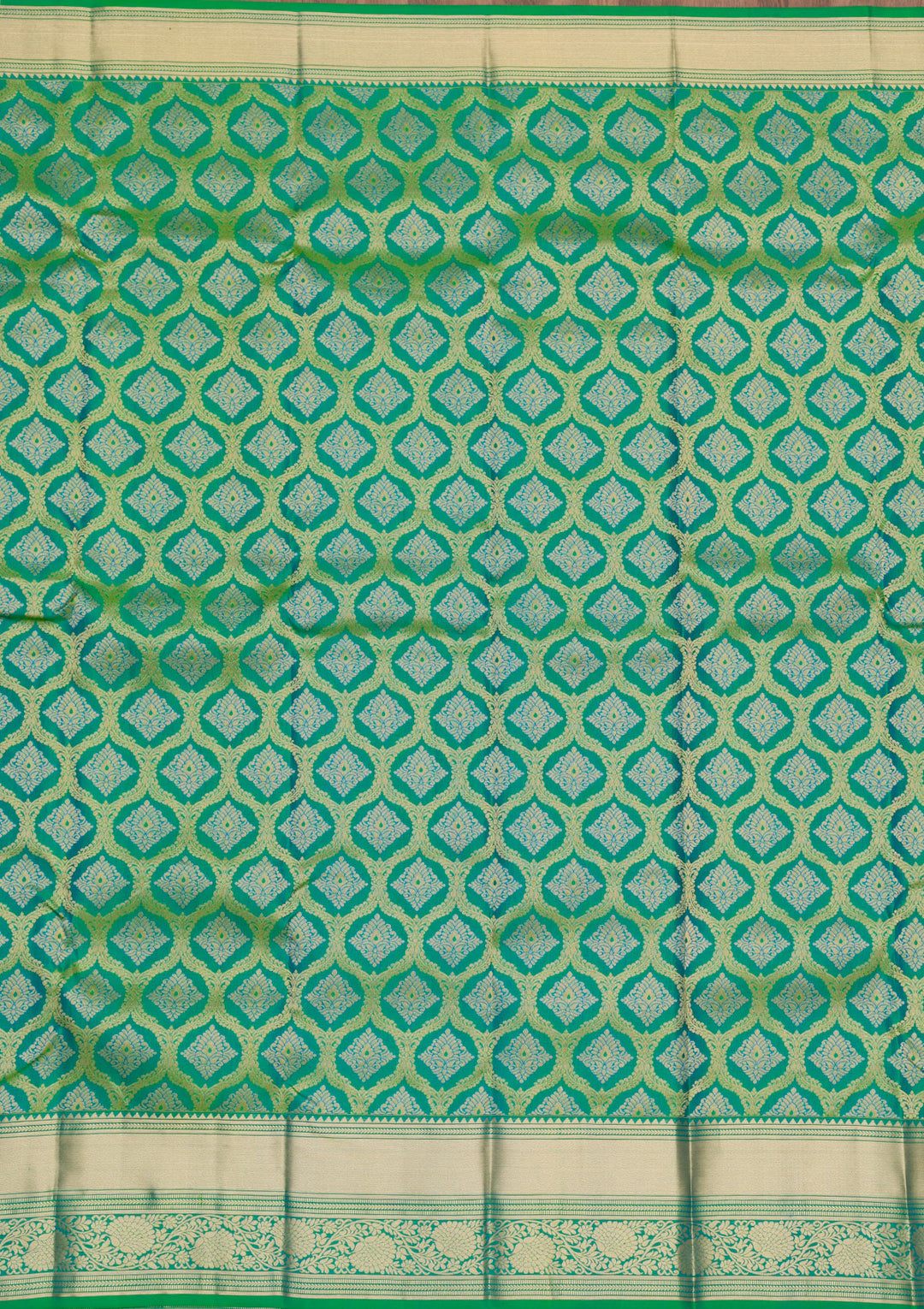 Green Zariwork Pure Silk Saree