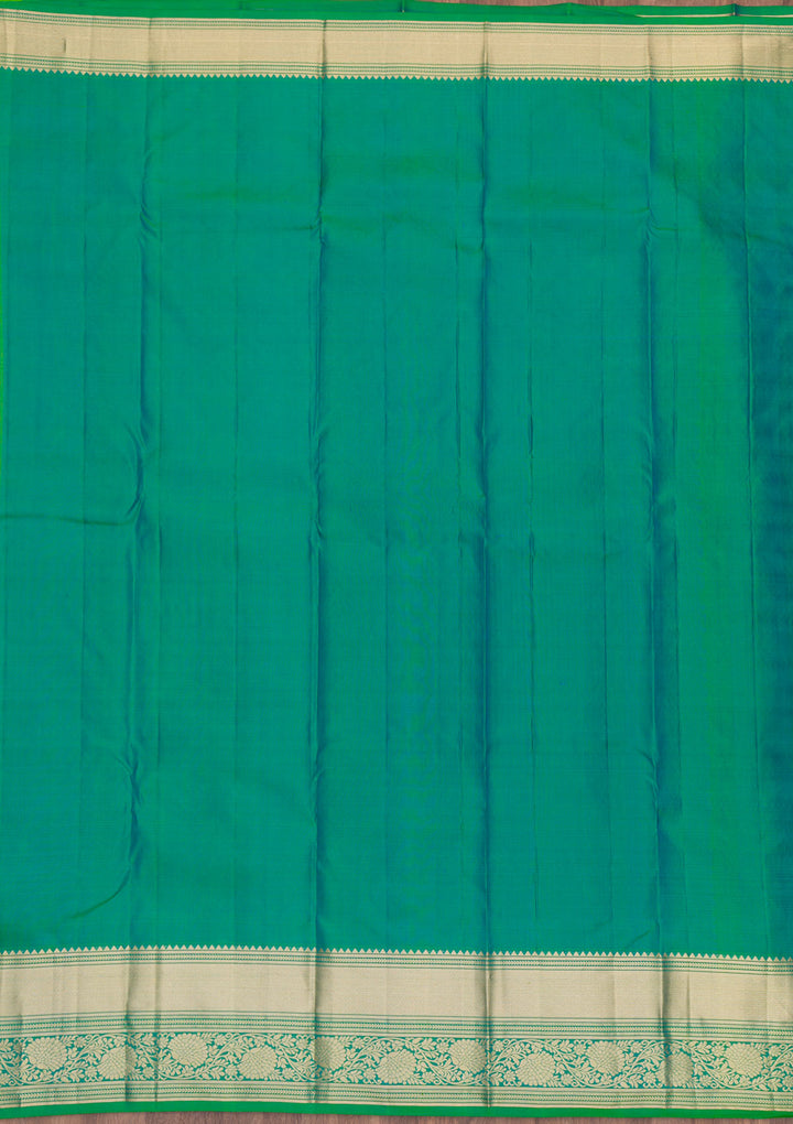 Green Zariwork Pure Silk Saree