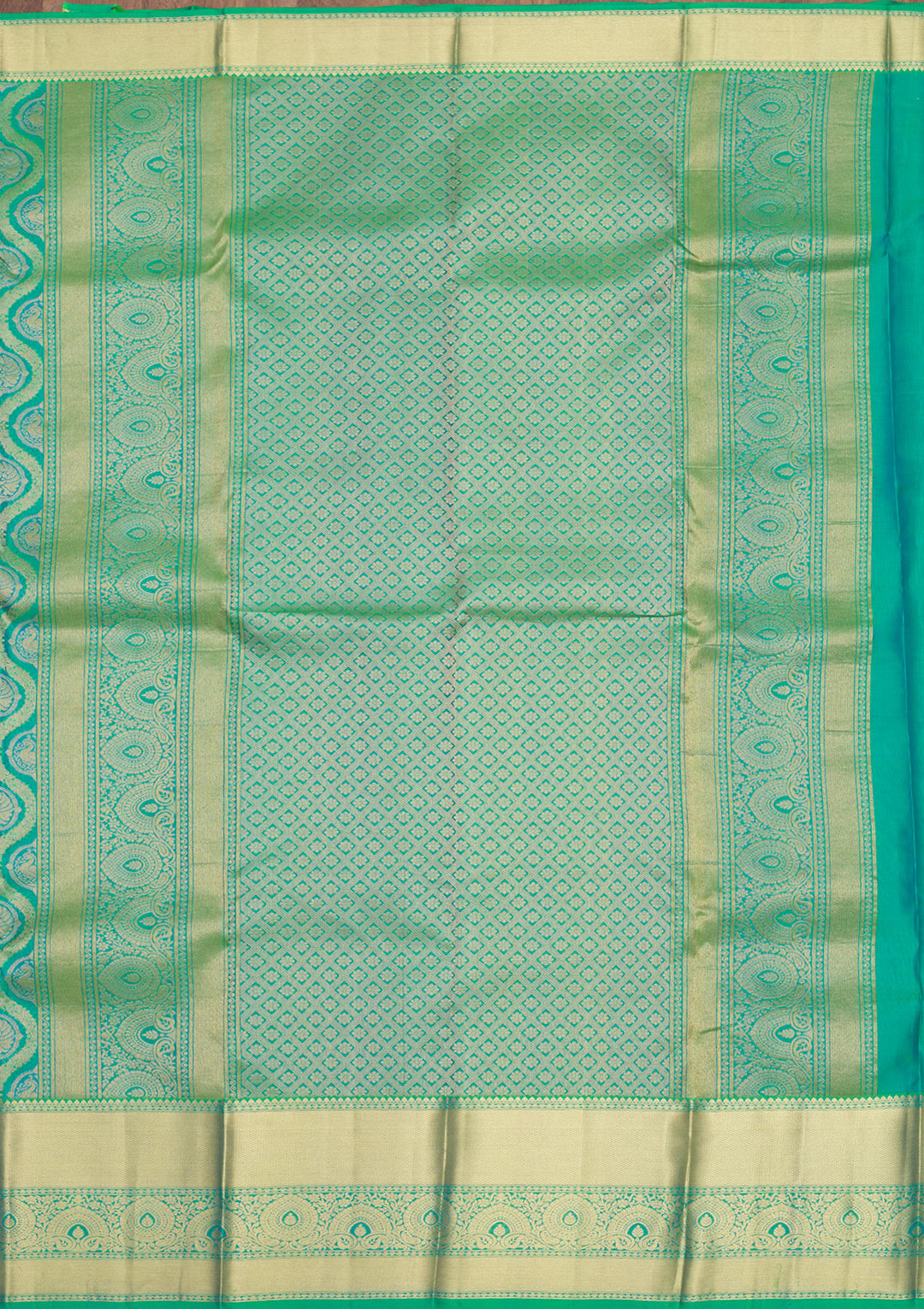Green Zariwork Pure Silk Saree