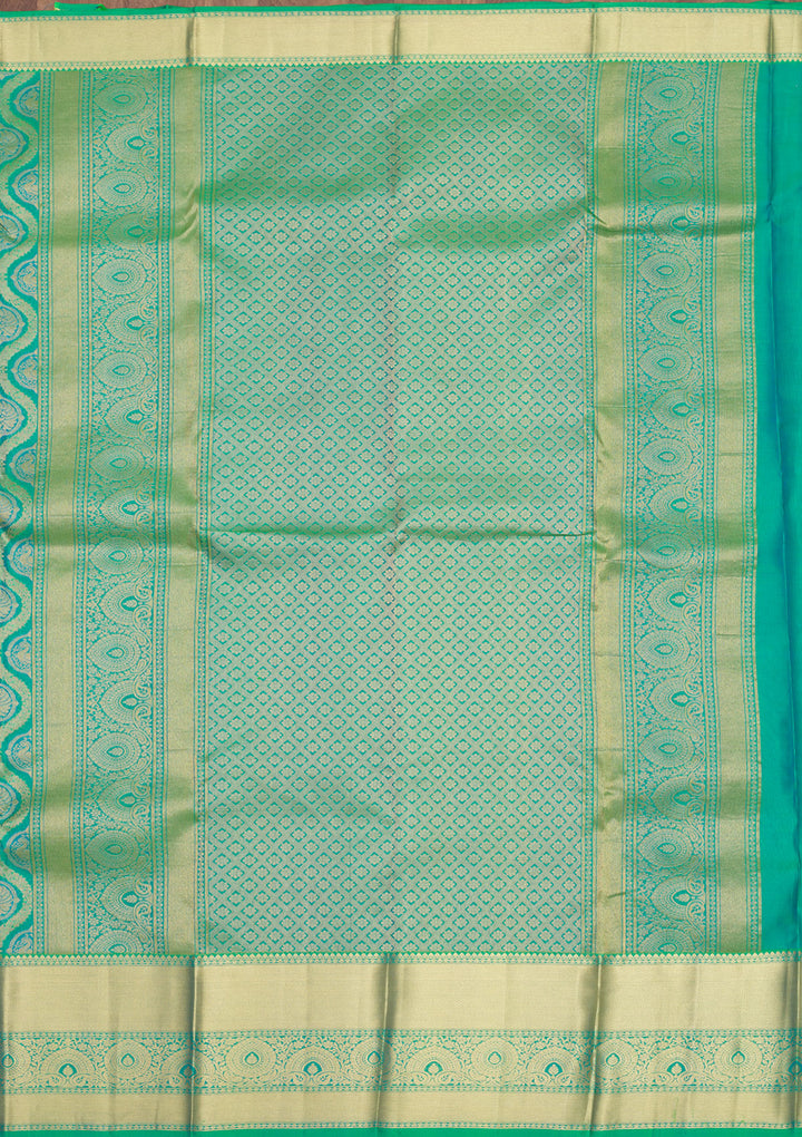 Green Zariwork Pure Silk Saree