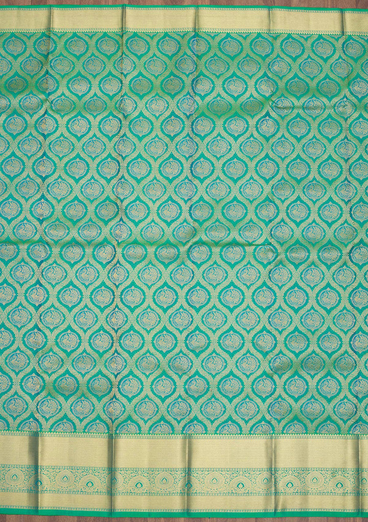 Green Zariwork Pure Silk Saree