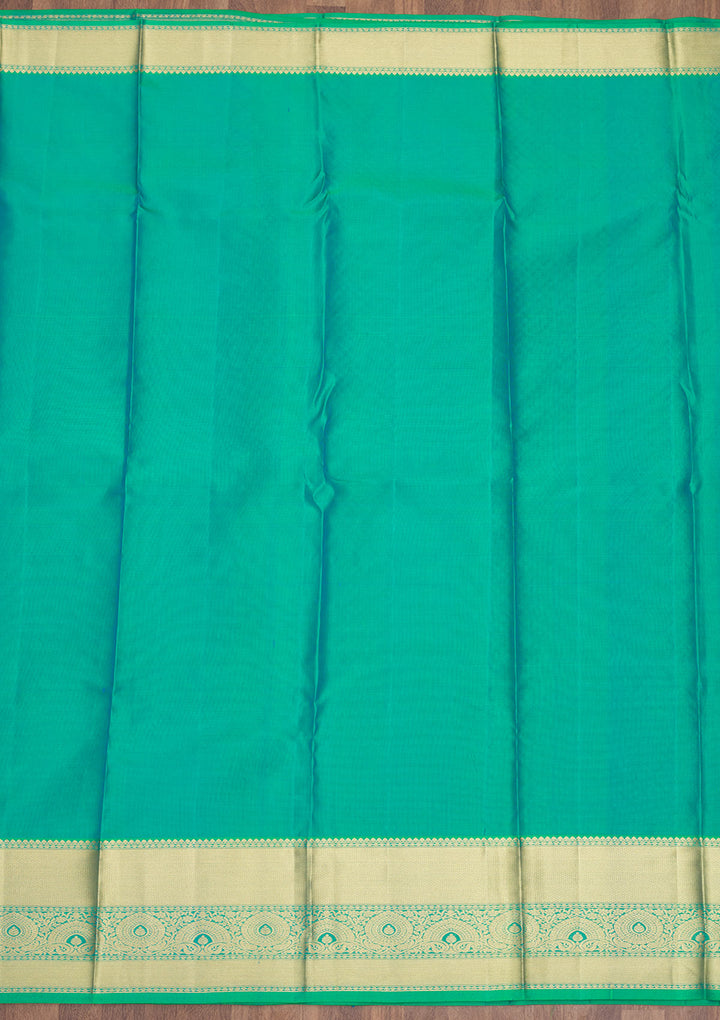Green Zariwork Pure Silk Saree