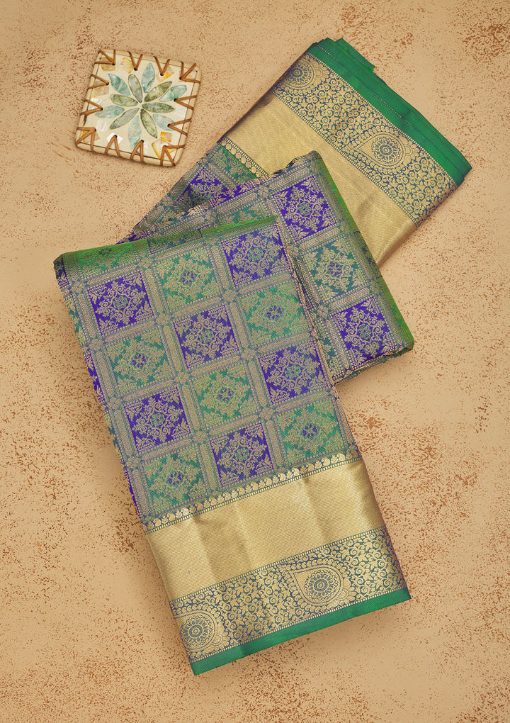 Green Zariwork Pure Silk Saree