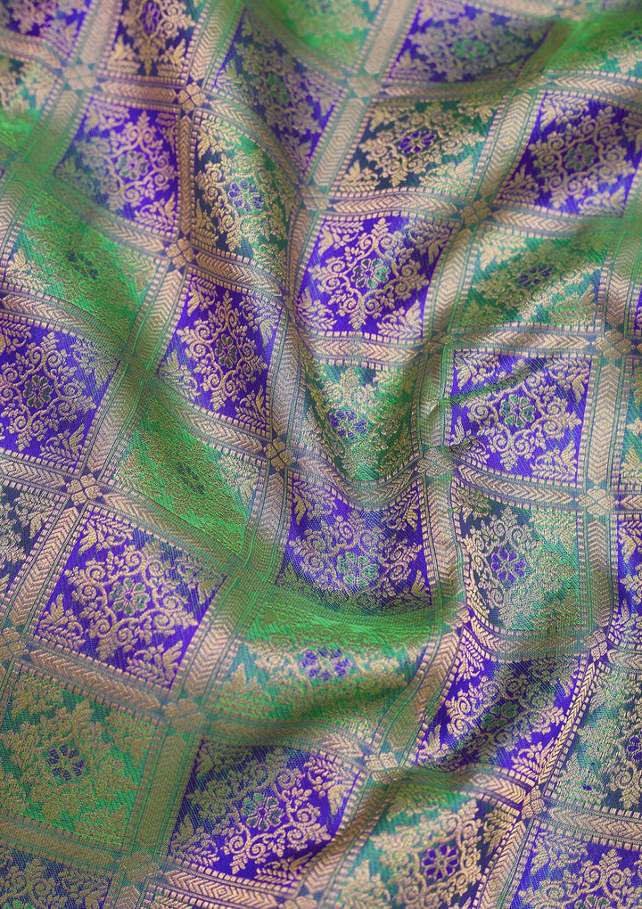 Green Zariwork Pure Silk Saree
