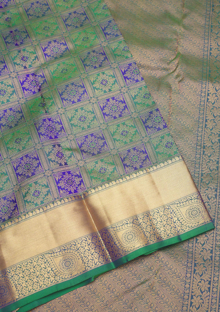 Green Zariwork Pure Silk Saree